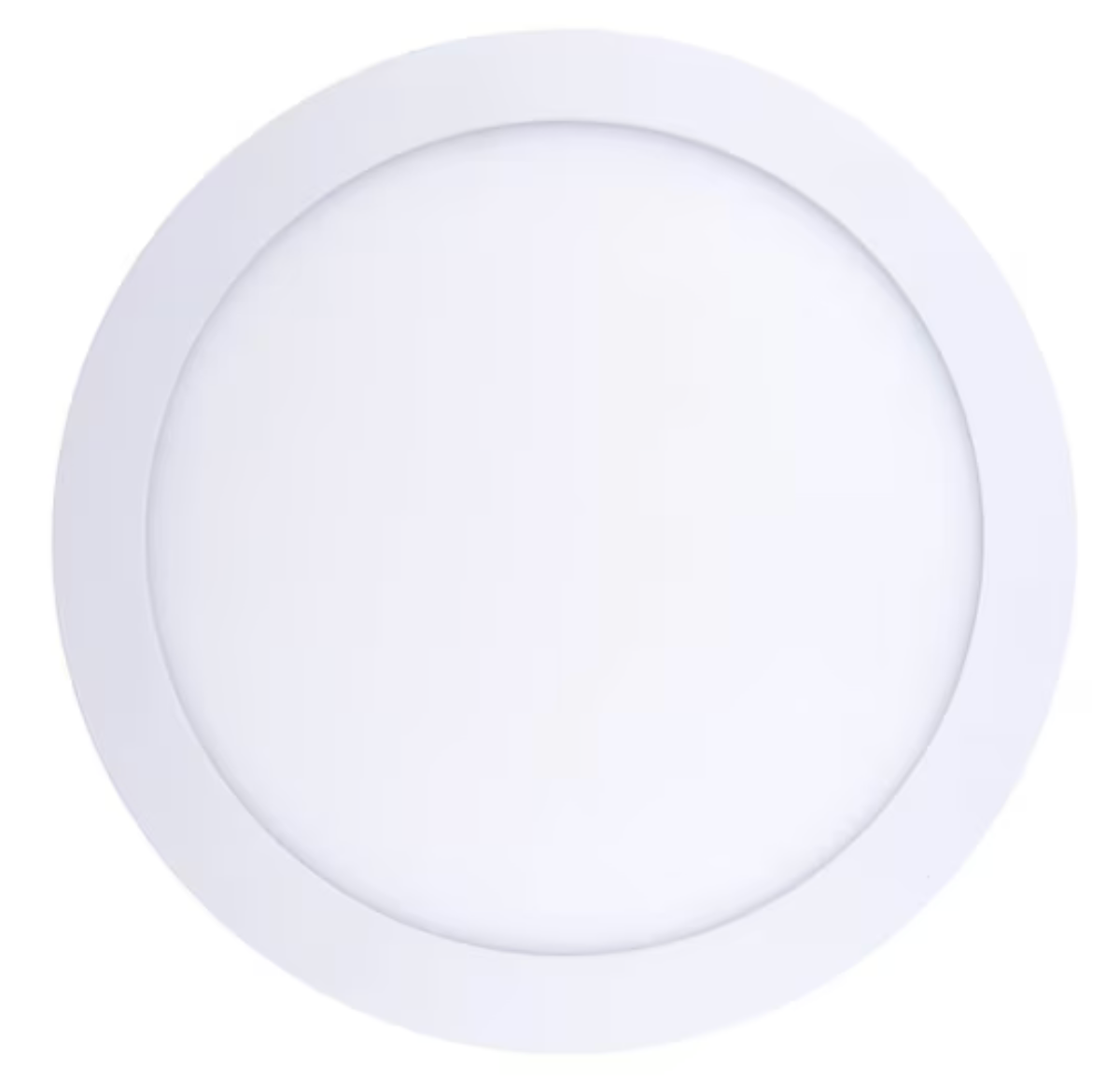 Panel led sobrepuesto redondo blanco luz calida 18w