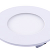 Panel led embutido redondo blanco luz fria 3w