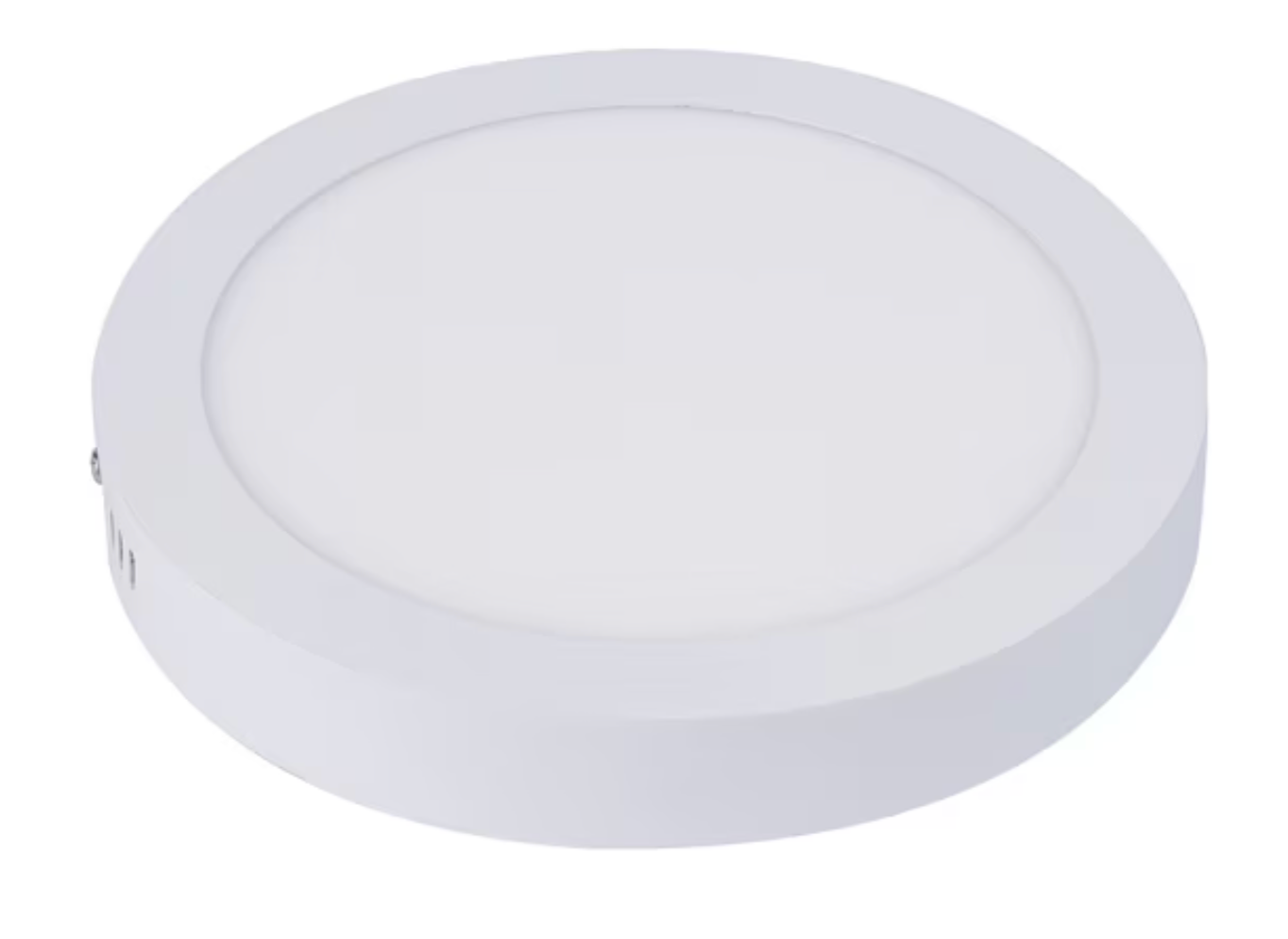 Panel led sobrepuesto redondo blanco luz fria 18w