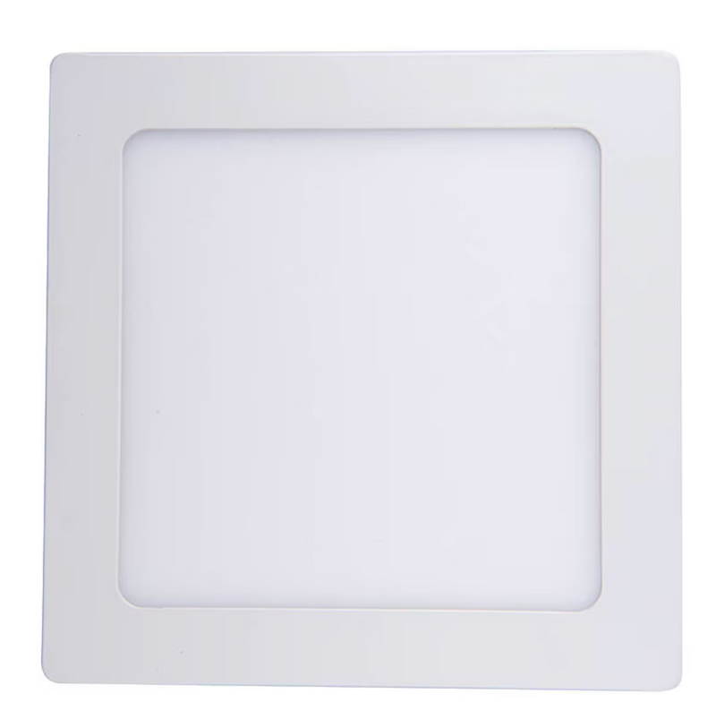 Panel led sobrepuesto cuadrado blanco luz fria 12w