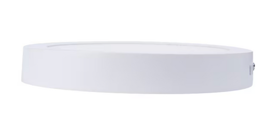 Panel led sobrepuesto redondo blanco luz fria 18w