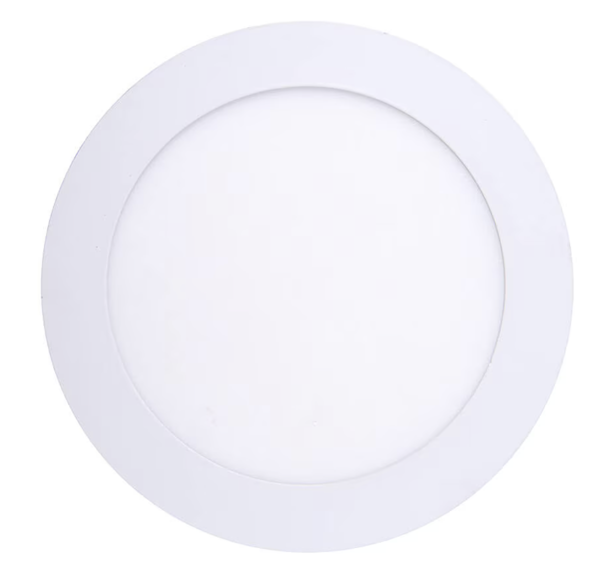 Panel led embutido redondo blanco luz fria 12w