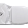 WC One Piece a piso 20,5 cm 7 litros Prato blanco