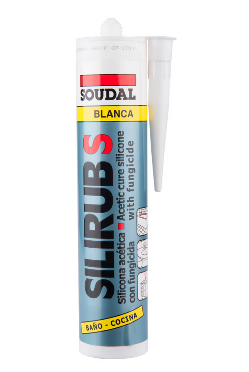 Silicona antihongo para baño y cocina blanca 300 ml