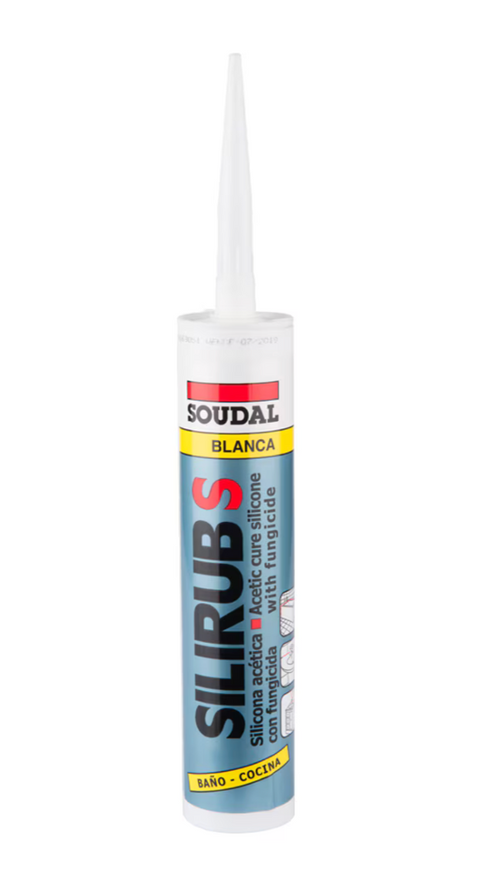 Silicona antihongo para baño y cocina blanca 300 ml