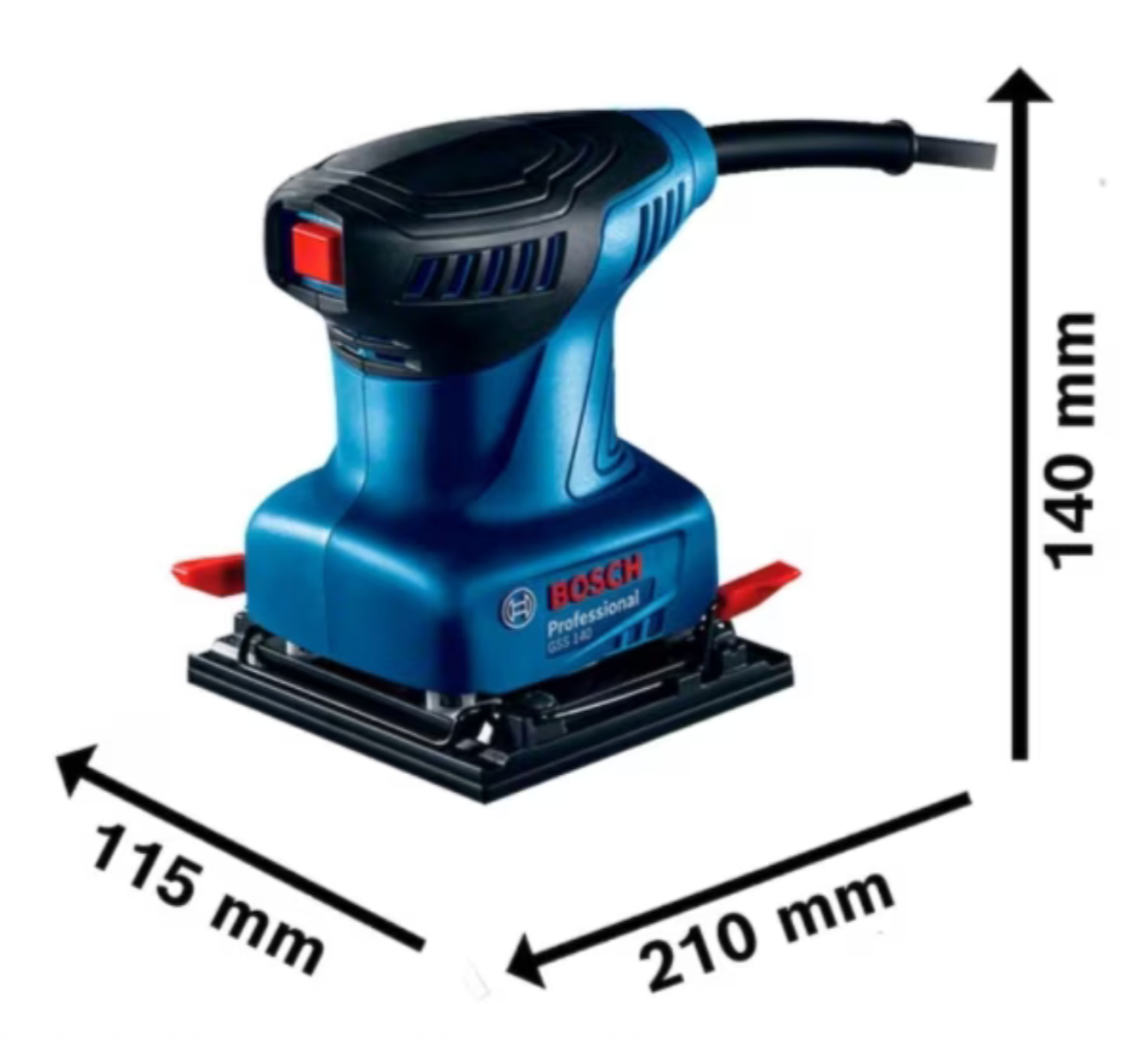 Combo fresadora gkf 550 + lijadora gss 140