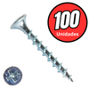 Tornillo CRS punta fina 6x1 para volcanita y madera bolsa 100 unidades Ferreconce